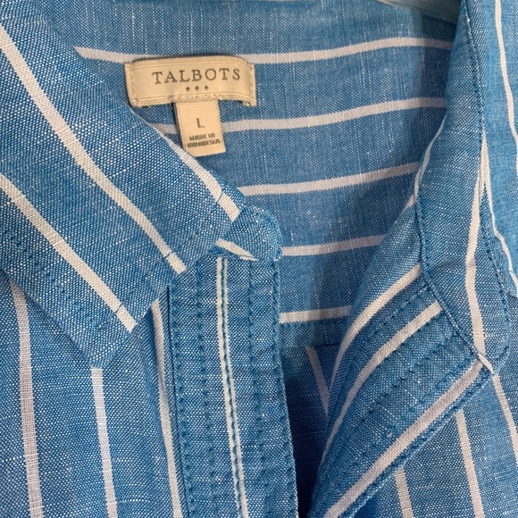 Talbots Tops - Linen Blend Talbots Blouse